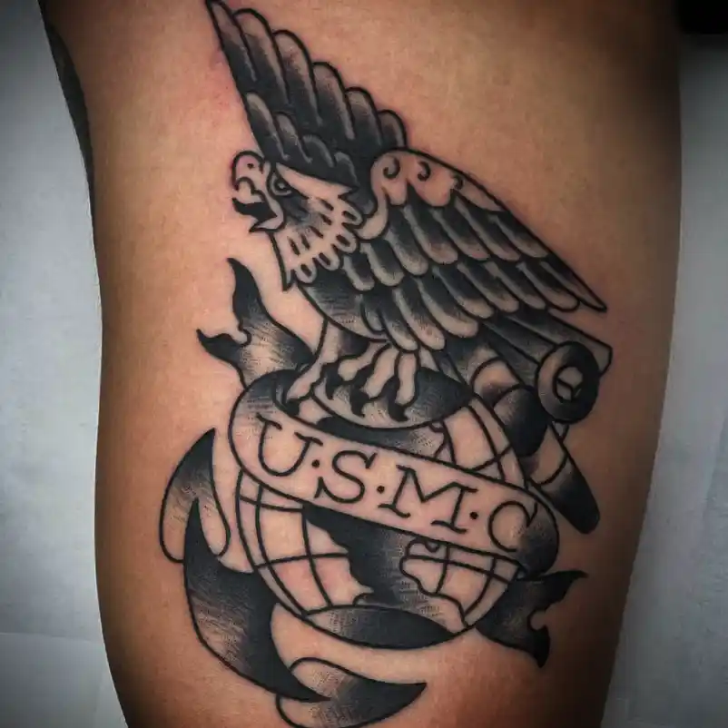 Marine Corp USMC Tattoo