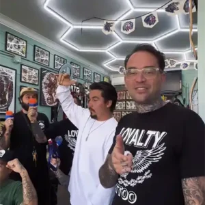 Loyalty Tattoo Shop interior photo with artists