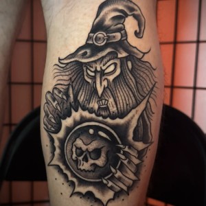 Wizard Tattoo by Damian 