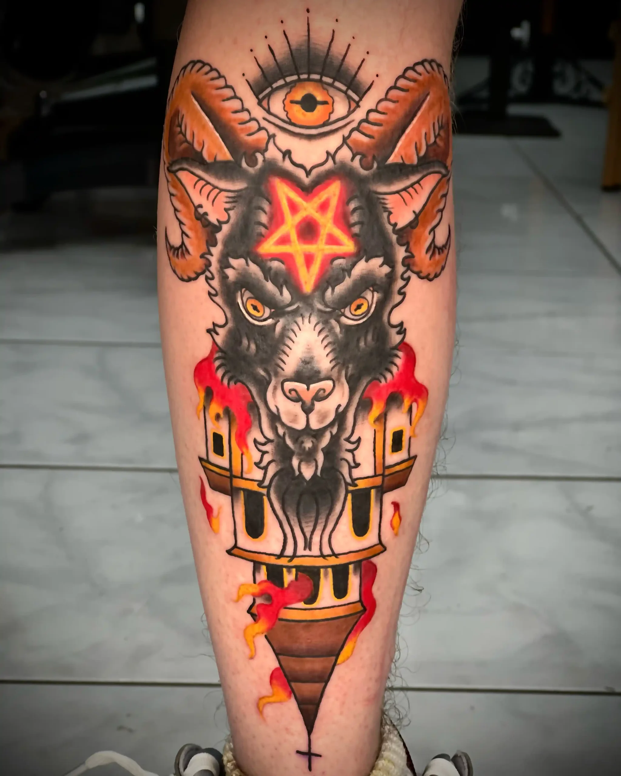 Baphomet Tattoo by Damian