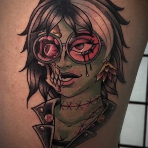 Franky Stein Tattoo by Damian