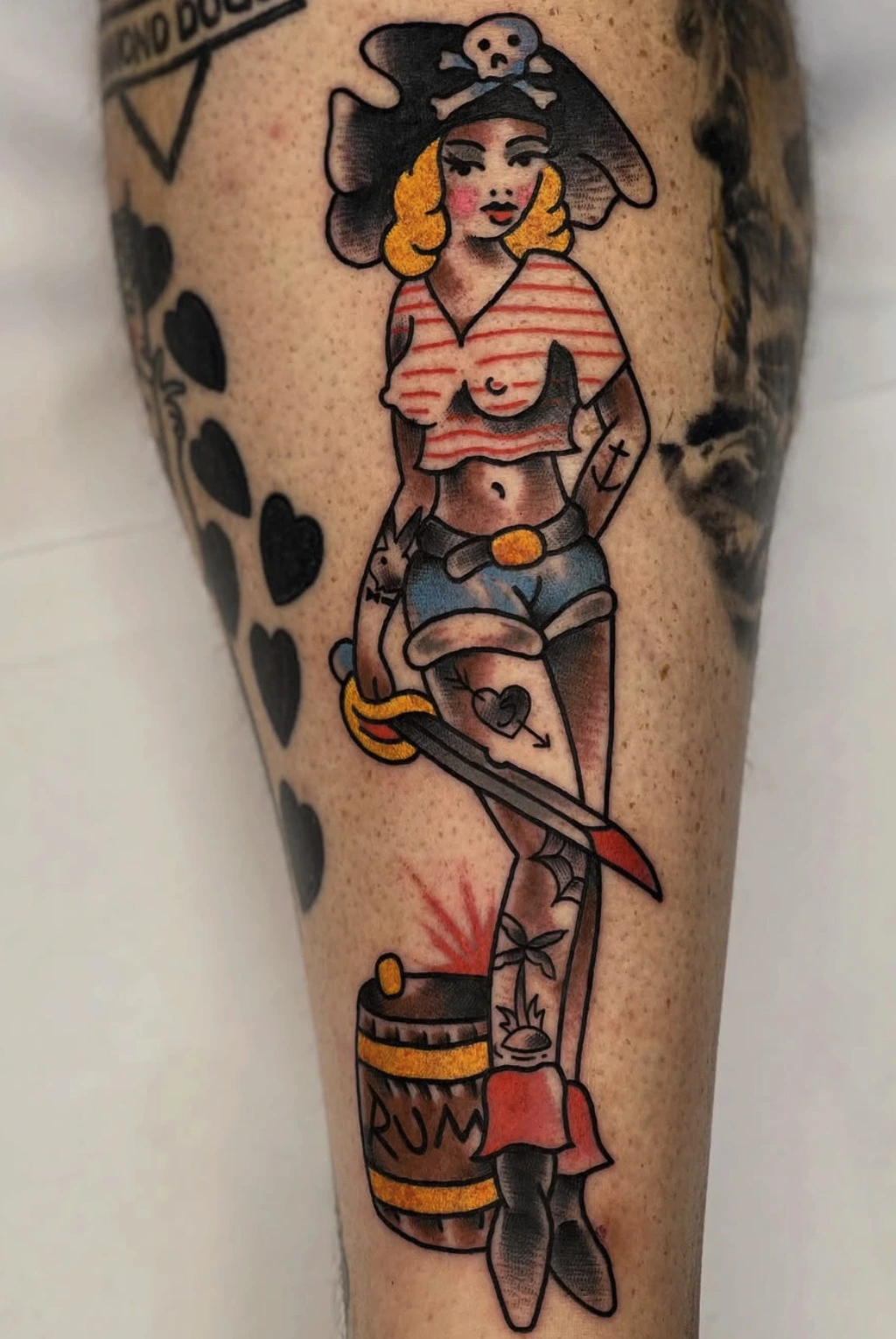 lady pirate tattoo