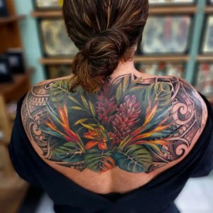 Goon Backpiece Floral coverup