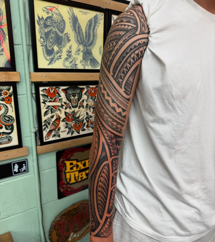 Traditional tribal tattoo Kawika