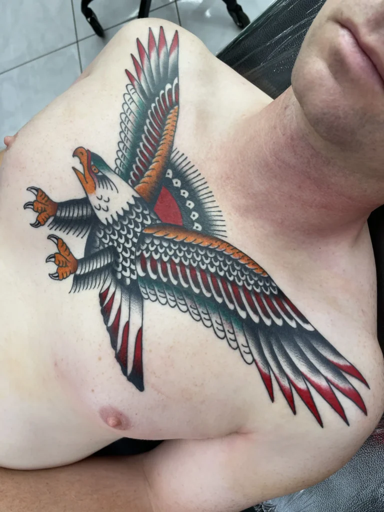Eagle tattoo by Kawika