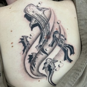 Sharks tattoo by Myles