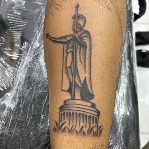 Roman centurion tattoo by Myles