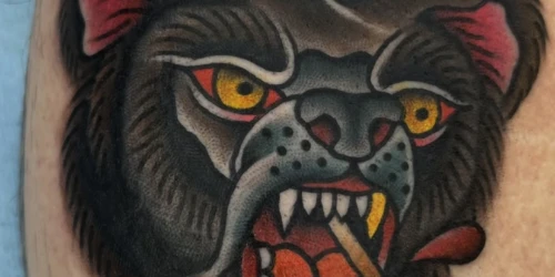 bear and arrows tattoo