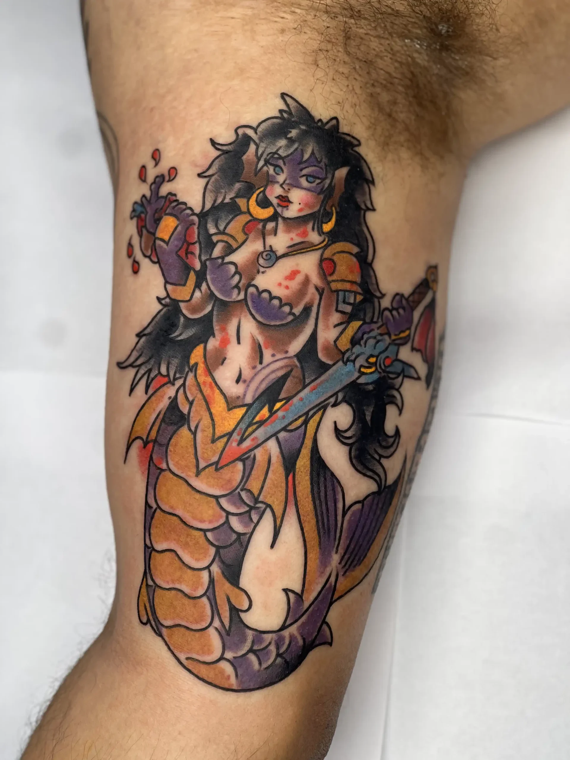 Mermaid Manga tattoo by Chris