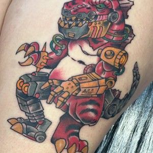 Dinobot tattoo by Chris
