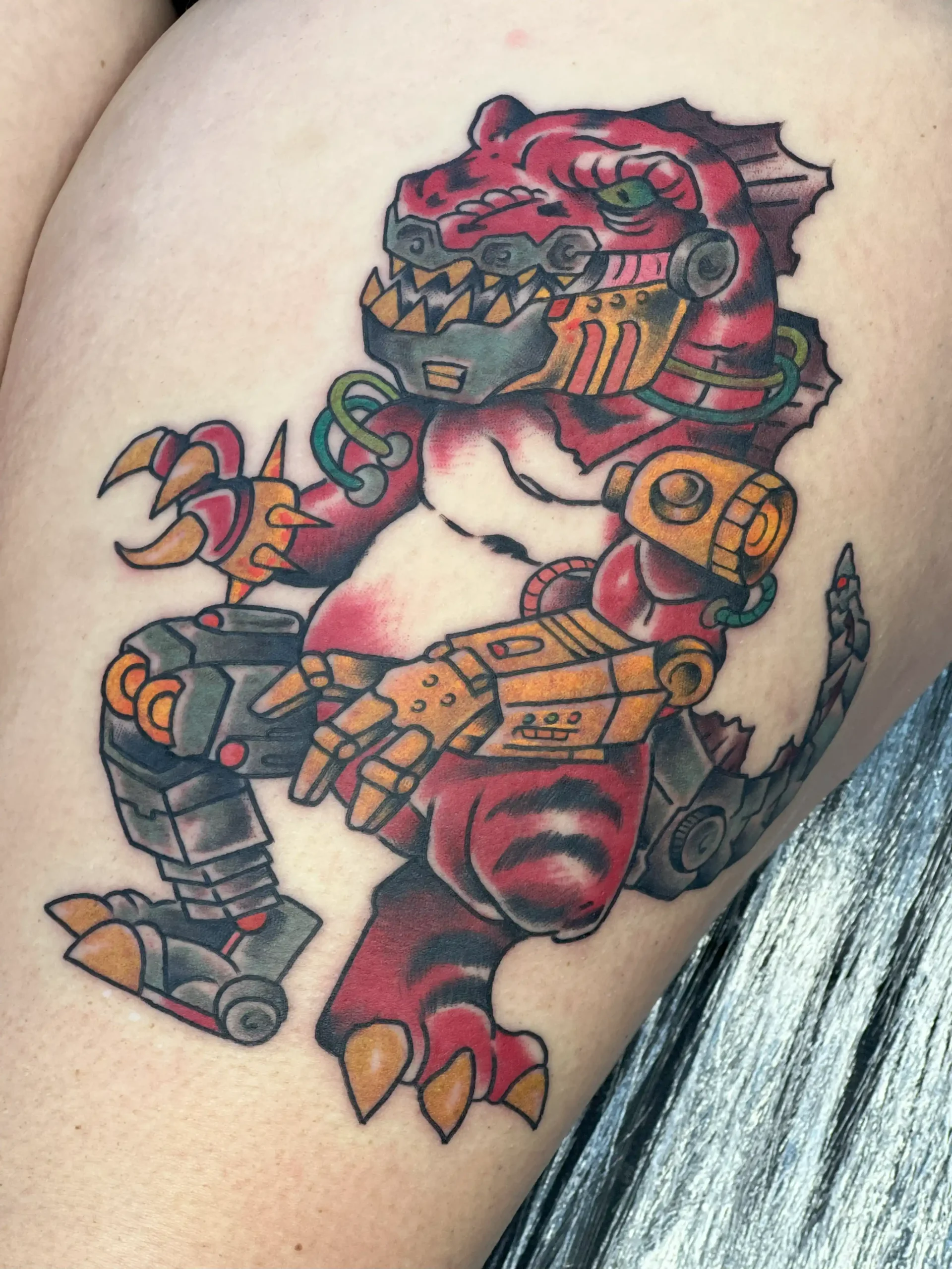 Dinobot tattoo by Chris