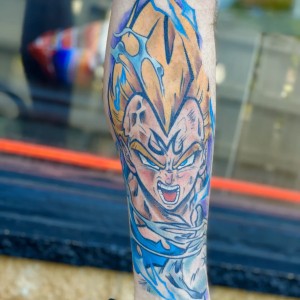 Dragonball Z tattoo by Chris