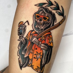 Dragonball Z tattoo by Chris