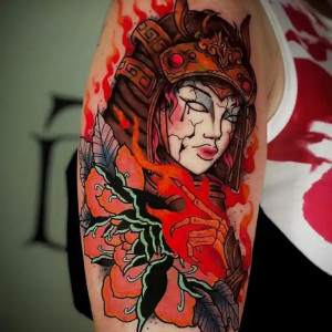 Neo Trad Samurai warrior