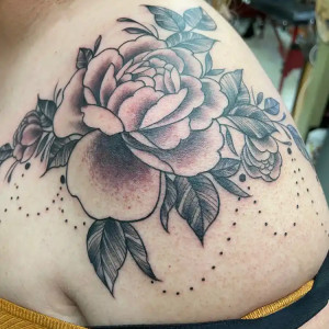 Kawika Flower Tattoo