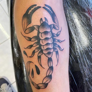 Kawika Scorpion Tattoo