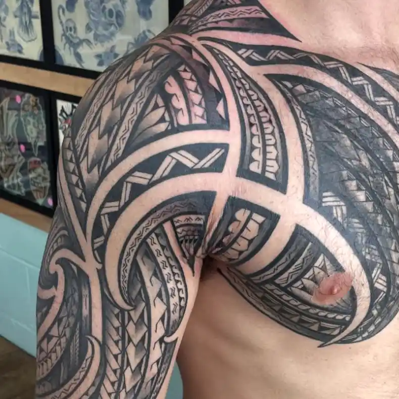 Polynesian Tattoo Style
