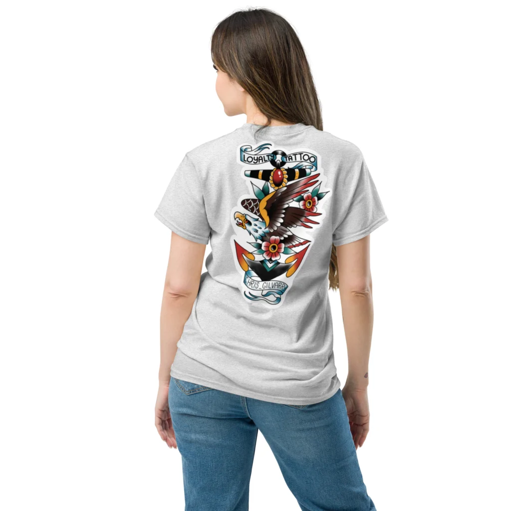 Eagle/Anchor Loyalty Tattoo Unisex T Shirt - Image 27