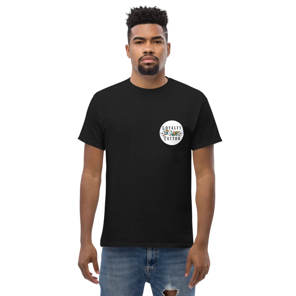 USMC Bull Dog Loyalty Tattoo T Shirt - Image 5
