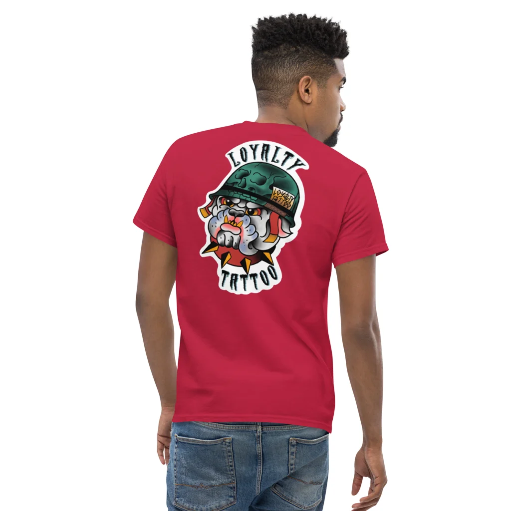 USMC Bull Dog Loyalty Tattoo T Shirt - Image 18