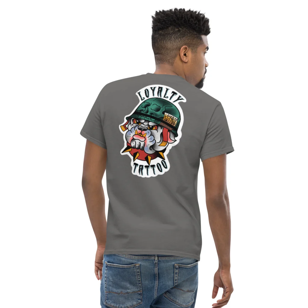 USMC Bull Dog Loyalty Tattoo T Shirt - Image 27