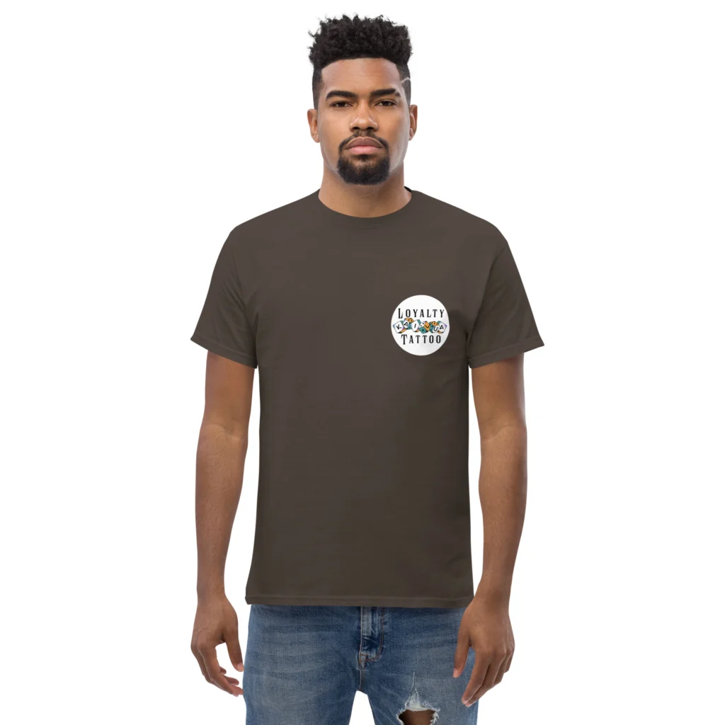 USMC Bull Dog Loyalty Tattoo T Shirt - Image 13