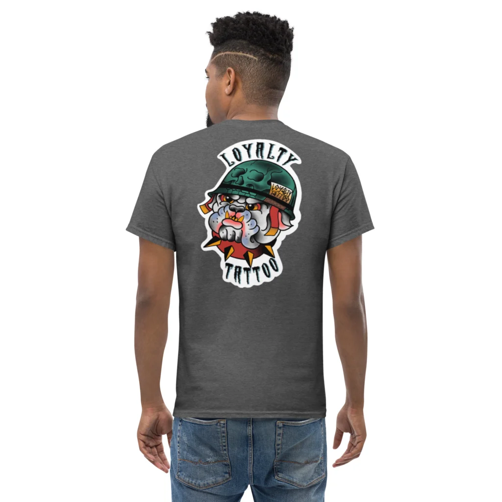 USMC Bull Dog Loyalty Tattoo T Shirt - Image 23
