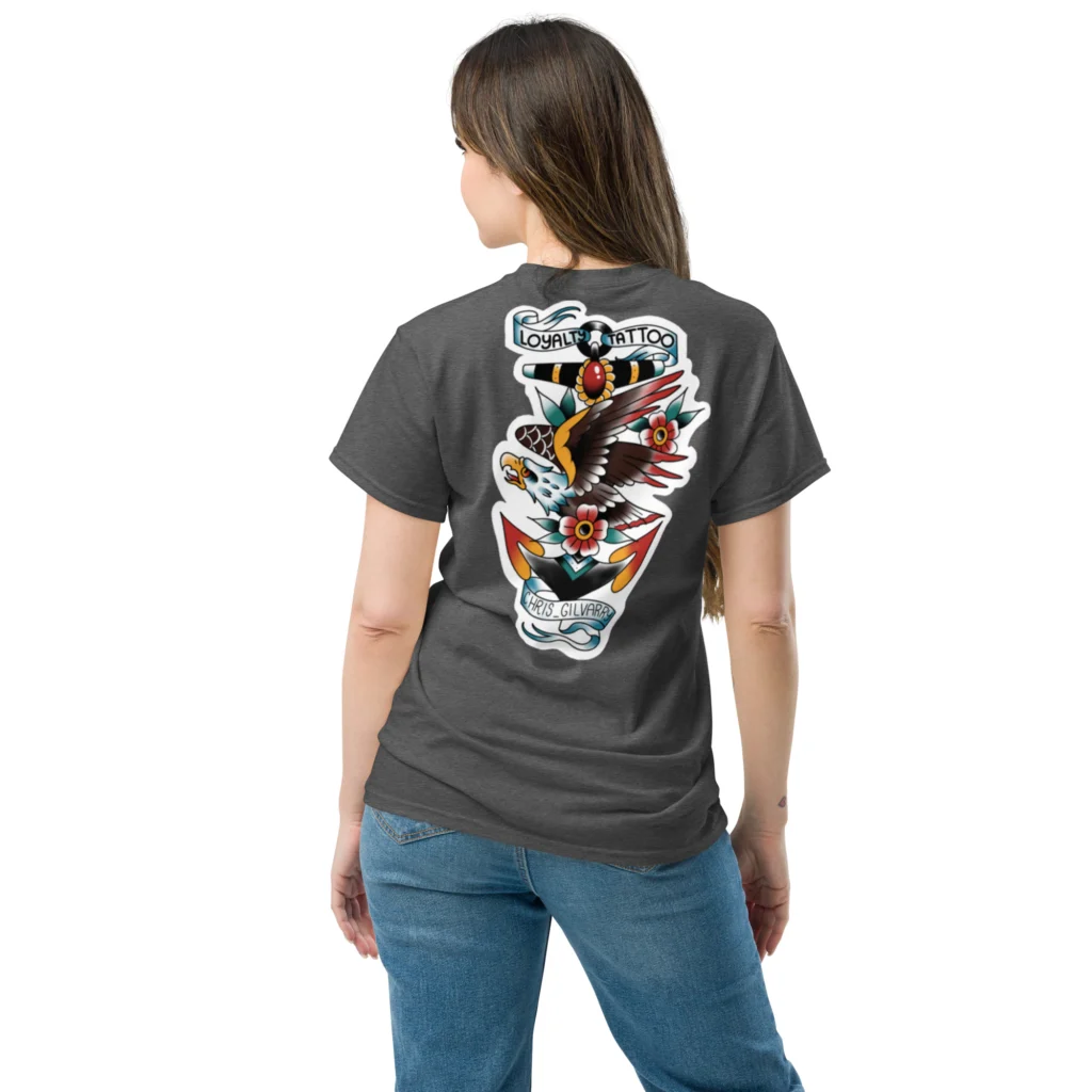 Eagle/Anchor Loyalty Tattoo Unisex T Shirt - Image 18