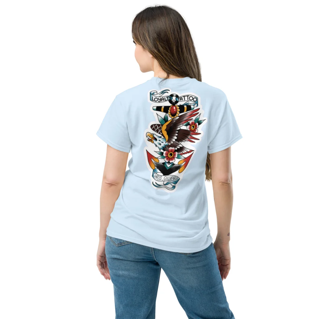 Eagle/Anchor Loyalty Tattoo Unisex T Shirt - Image 24