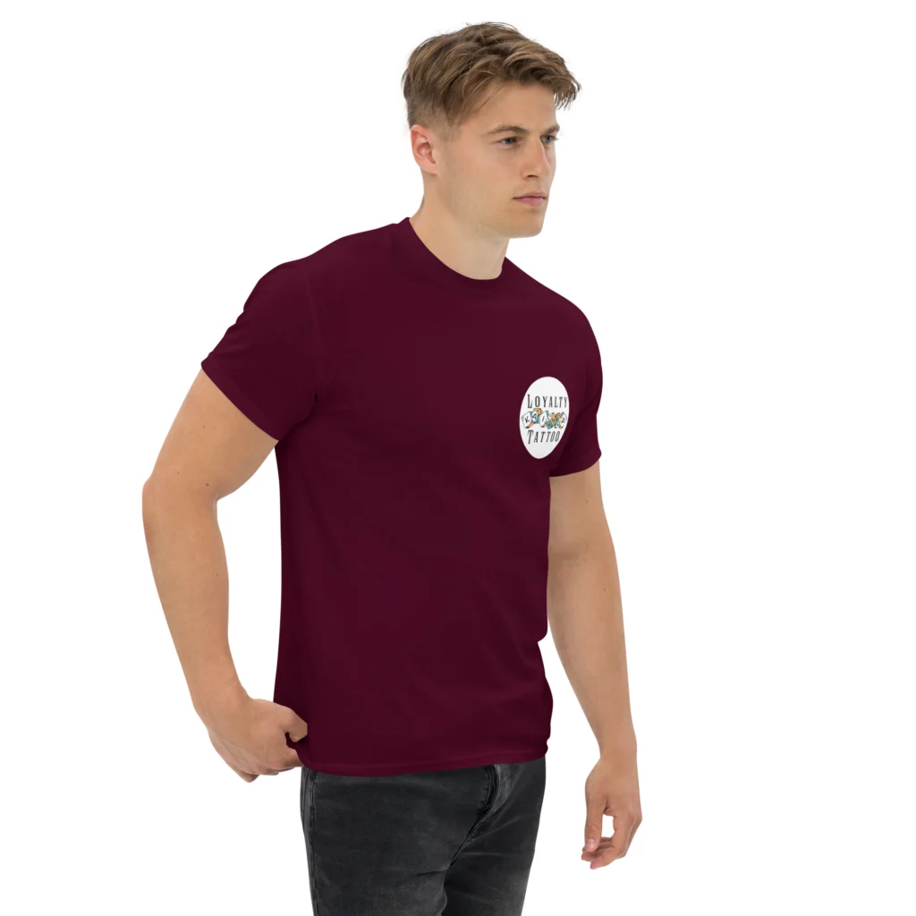 Eagle/Skull Loyalty Tattoo unisex T Shirt - Image 4