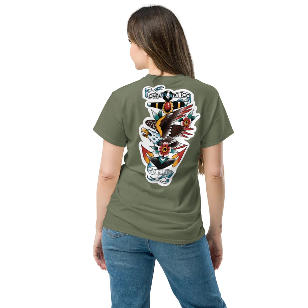 Eagle/Anchor Loyalty Tattoo Unisex T Shirt - Image 21