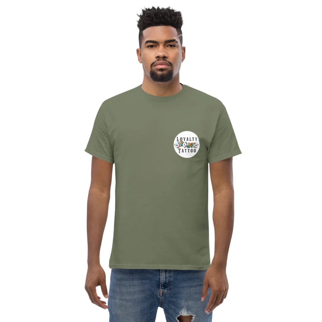 USMC Bull Dog Loyalty Tattoo T Shirt - Image 28