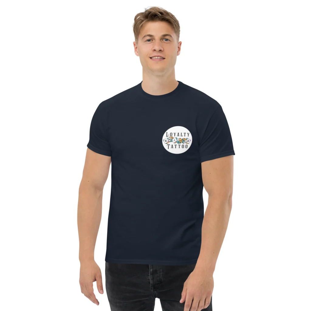 Eagle/Skull Loyalty Tattoo unisex T Shirt - Image 8