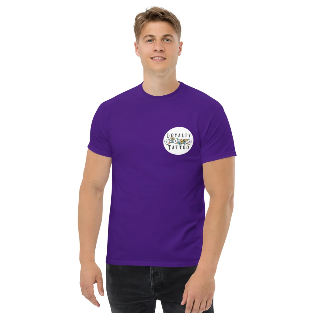 Eagle/Skull Loyalty Tattoo unisex T Shirt - Image 10