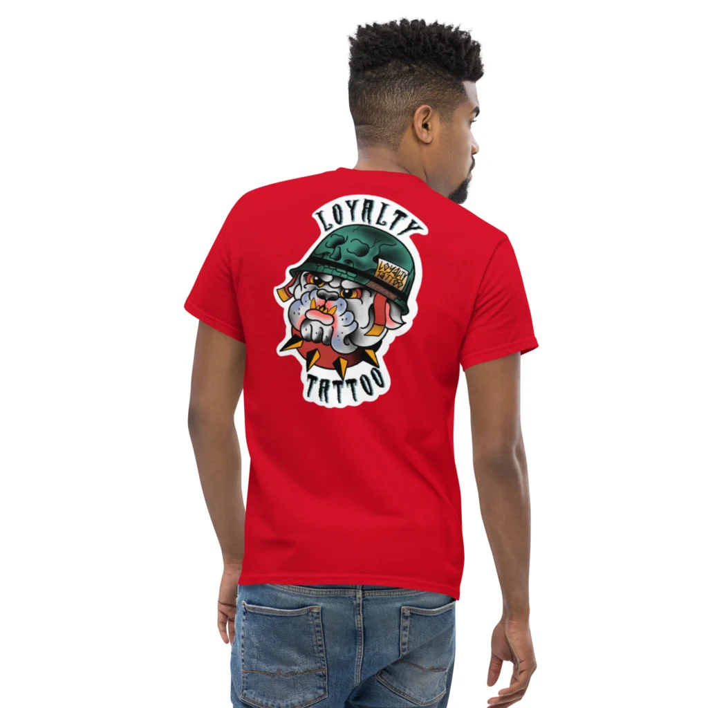 USMC Bull Dog Loyalty Tattoo T Shirt - Image 12