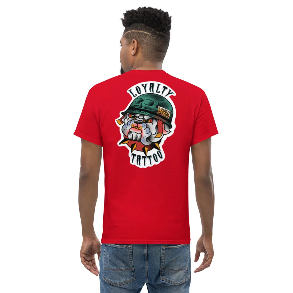 USMC Bull Dog Loyalty Tattoo T Shirt - Image 11