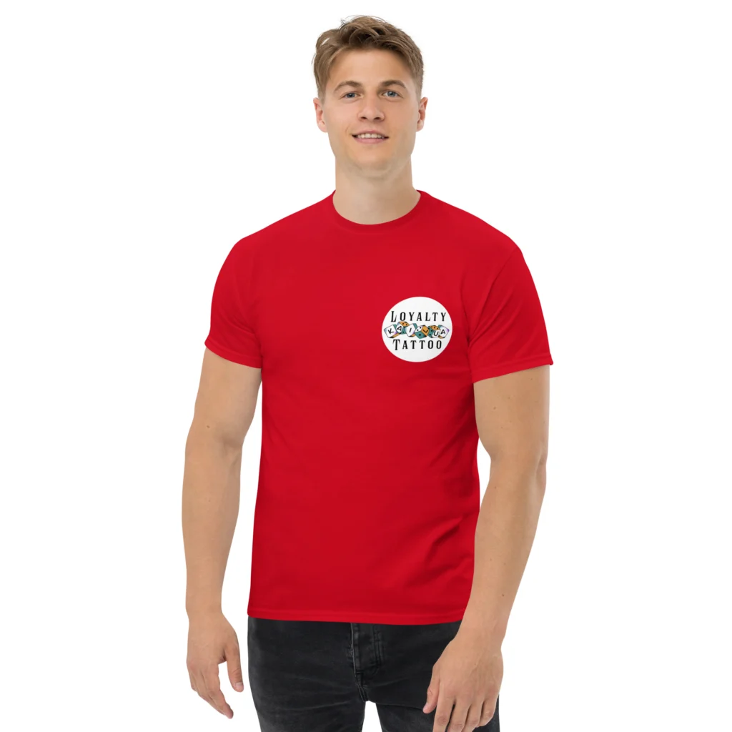 Eagle/Skull Loyalty Tattoo unisex T Shirt - Image 13