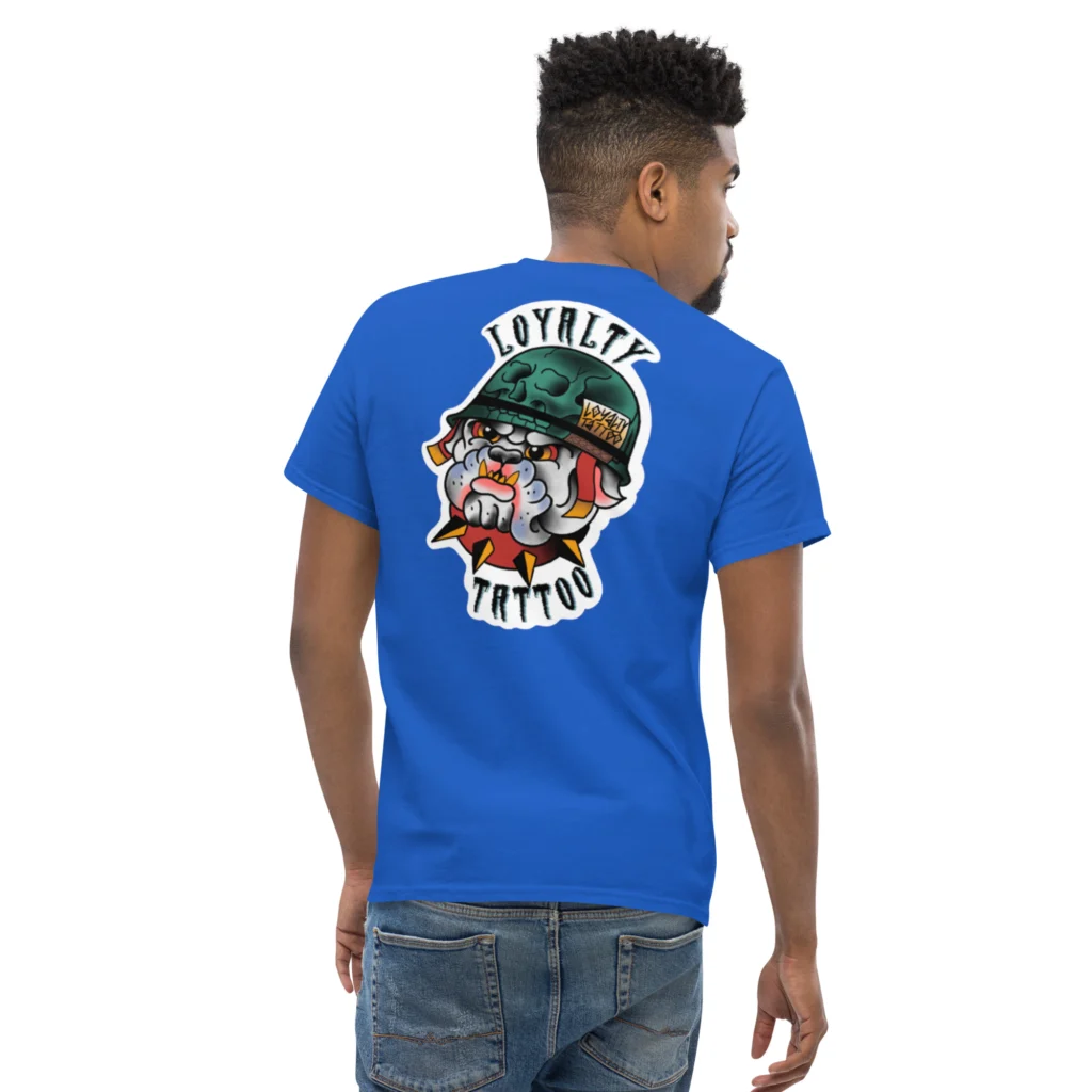 USMC Bull Dog Loyalty Tattoo T Shirt - Image 21
