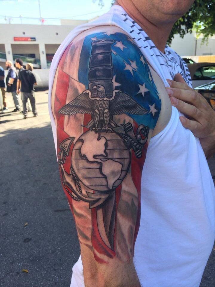 USMC tattoo